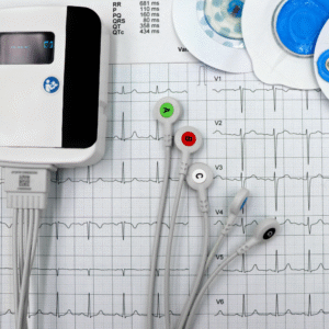 ecg results and equipment