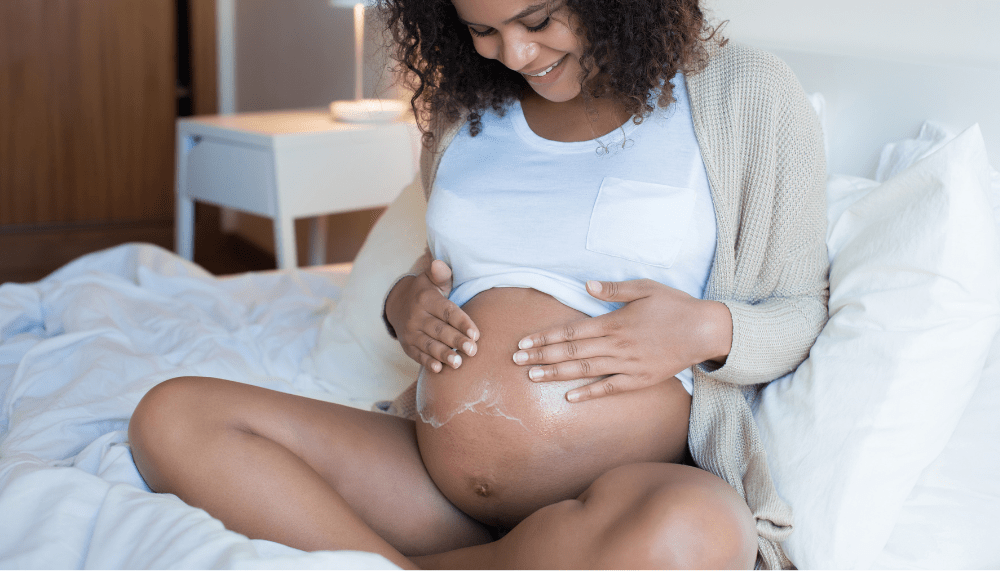 pregnant black woman